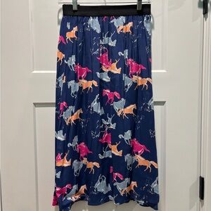 ModCloth Horse Print Midi Skirt – Unique & Whimsical